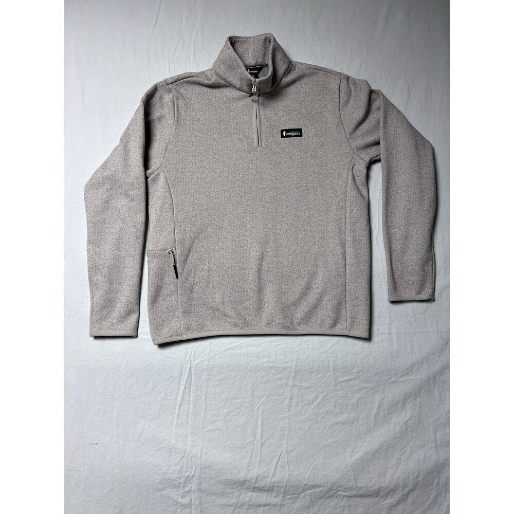 Cotopaxi Quarter Zip Fleece Pullover Women’s Small Beige Outdoor Classic Warm